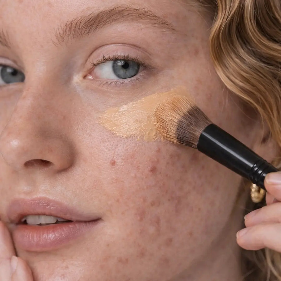 Acné hormonale adulte : quel maquillage choisir sans l'aggraver