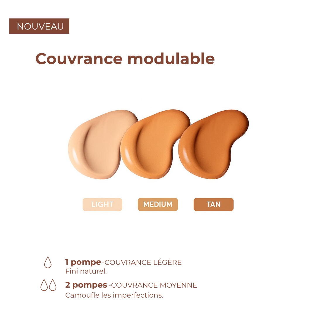 BB crème imperfections avec couvrance modulable